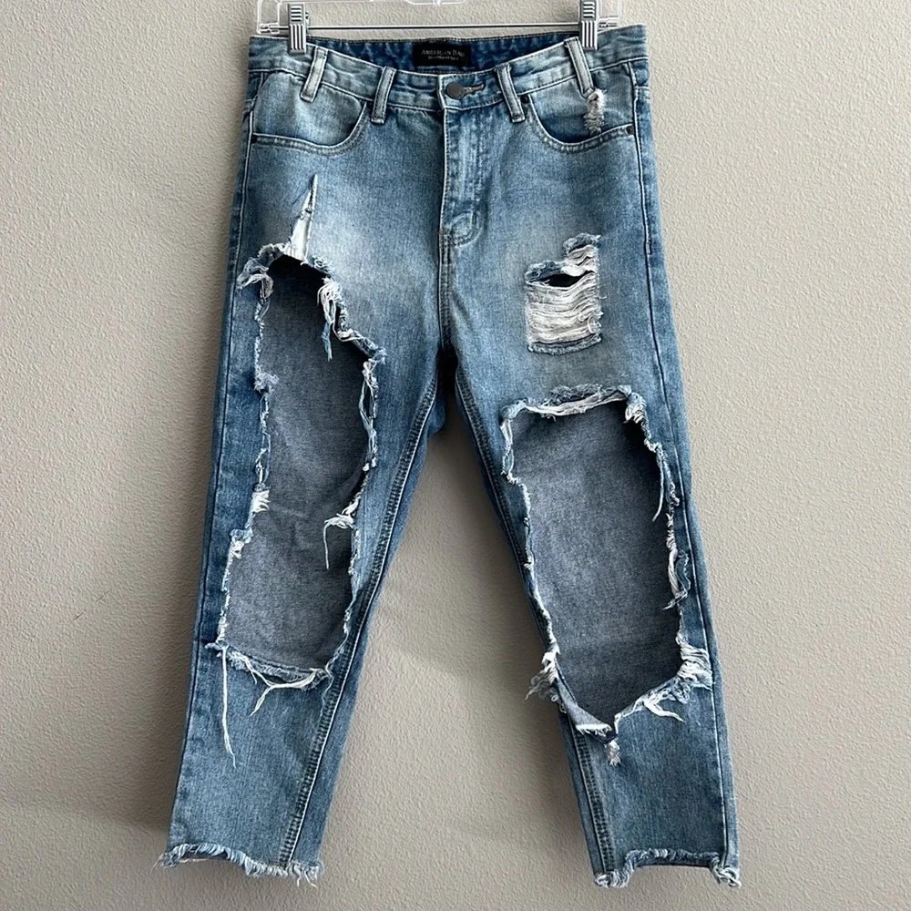 American Bazi Distressed Skinny Jeans